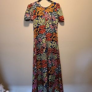 One of a kind floral 50s/60s dress